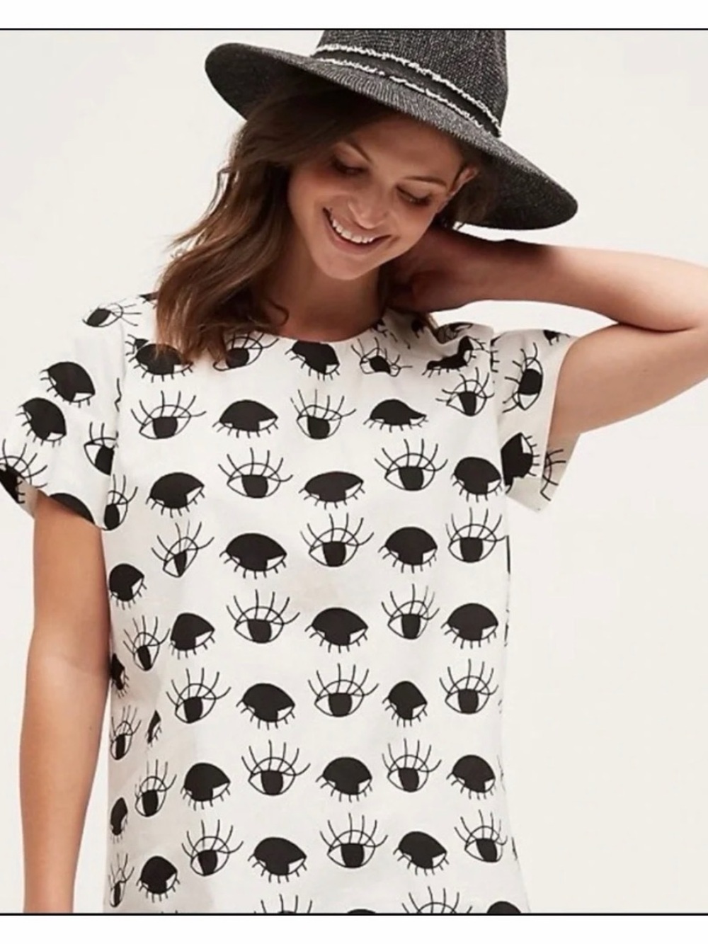 Anthropologie Porridge Gazer Eye Tee